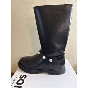 New Sonoma Goods For Life® Breah Black Girls Boots Size 6 Memory Foam